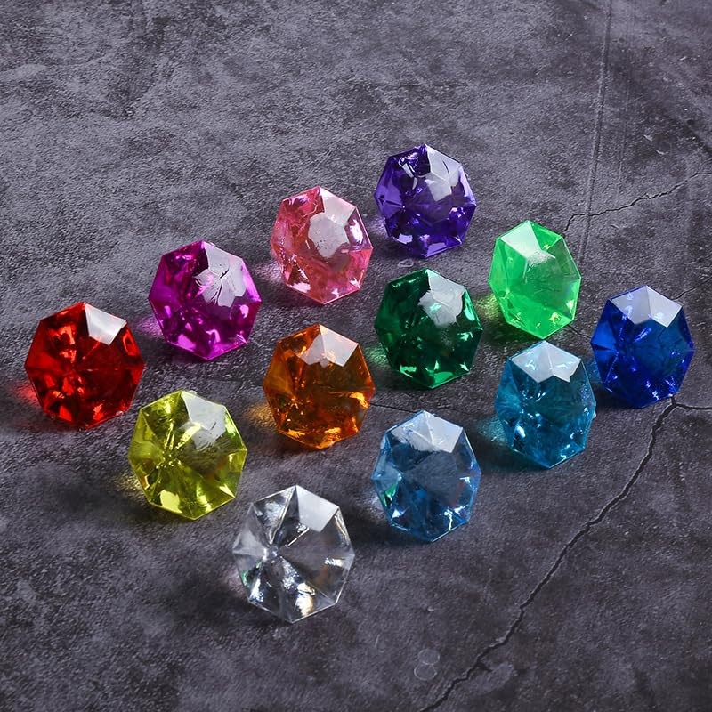 DAHI Decorative Diamonds 35 Pieces 32 mm Acrylic Crystal Table