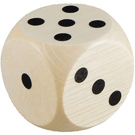 Hofmeister Holzwaren 20 x Wooden Dice Eye Numbers 3 cm - Wooden Dice Children Adults Play Board Game Party Game Evening Party Game 100% Natural Product Untreated from Local Beech Wood 3 x 3 cm