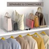 Bag & Purse Organizer for Closet: 2-Pack Adjustable Clear Handbag