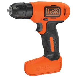 Black+Decker Ultra-Kompakt-Bohrer, Akkubohrer (7.2V, 1.5Ah Li-Ion Akku, 10mm Schnellspannbohrfutter, Griffgummierung, leichtes Kompaktdesign, Akku, 600mA USB Ladekabel, integrierter Akku) BDCD8