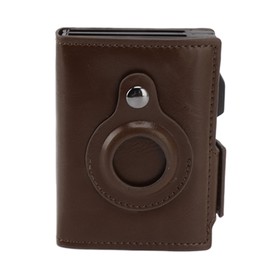 Multi Function Wallet Clip for IOS Locator Safe Small Men's Wallet Clip for Bank Card Bill Passport Coffee