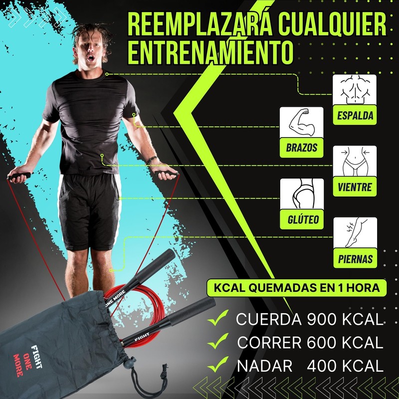 ZEDEGRAN: Professional Aluminum Crossfit Skipping Rope + Storage Bag, Suitable