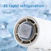 Acotobow Clip On Handheld Turbo Fan with Flashlight and Cooling,