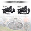 TOBWOLF 1 Pair MTB Disc Brake Set, Hydraulic Disc Brake