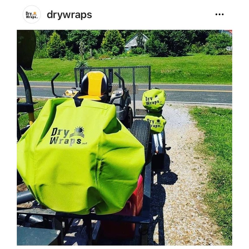 Waterproof Backpack Blower Cover (Safety Green)