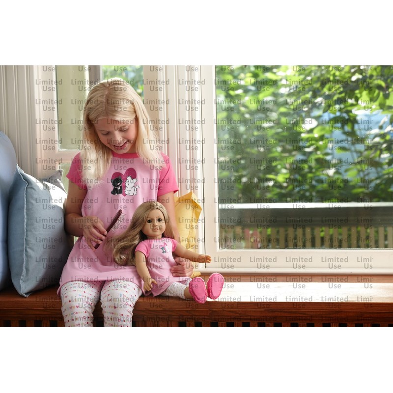 American Girl 18-inch Doll Accessories Doll Brush with Sturdy Wooden