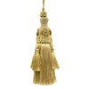 DÉCOPRO Decorative 6 inch Key Tassel / Gold Multi /