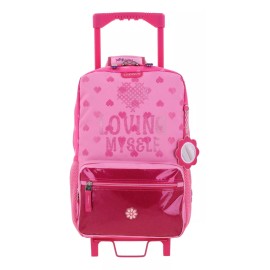 Chenson Mochila Ruedas Morral Lonchera Lapicera Happy Girl Primaria