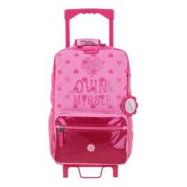 Chenson Mochila Ruedas Morral Lonchera Lapicera Happy Girl Primaria
