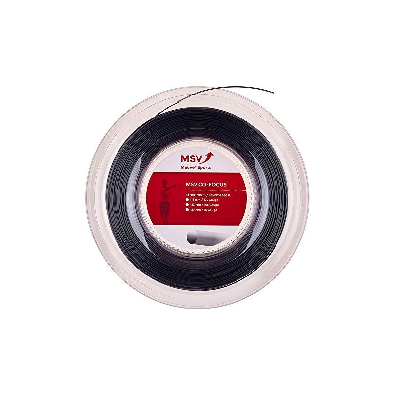 MSV Focus String Reel - Black, 1.23 mm/200 m