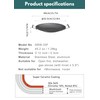 camping moon BBQ Grill Pan Dia 12.8-inch Round Griddle 3-Ply