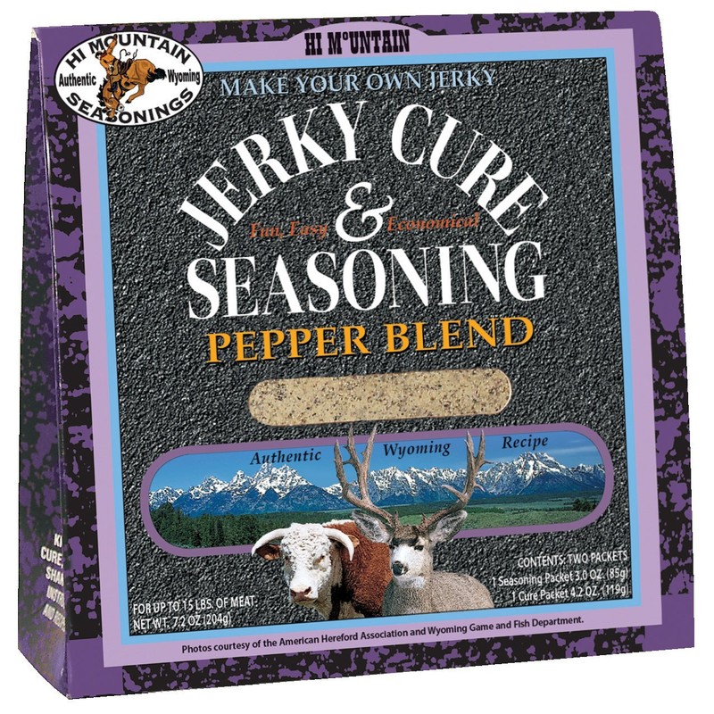 Hi Mountain Jerky Seasoning and Cure Kit | PEPPER BLEND