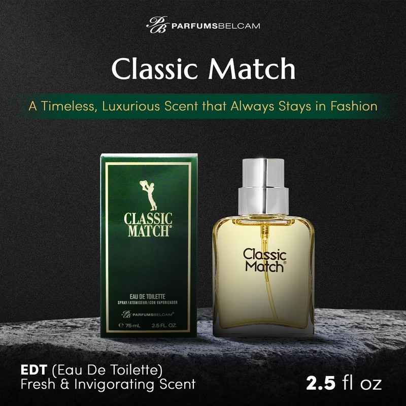 PB ParfumsBelcam Classic Match Green Eau De Toilette Spray for