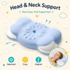 Memory Foam Cervical Pillow with Ear Relief Zone for Side