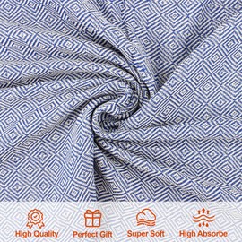 H HOME-MART Turkish Beach Towel, 39"x71", Sand Free, Extra Large, Light, Travel Towel, Cruise Accessories, Must Haves for Adults, Beach Accessories, Gifts