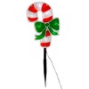 WeRChristmas Candy Cane Pathway Christmas Lights Double Sided, 24 cm