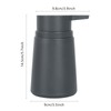Topsky Soap Dispenser with Plastic Pump, 320ml Liquid Hand Soap
