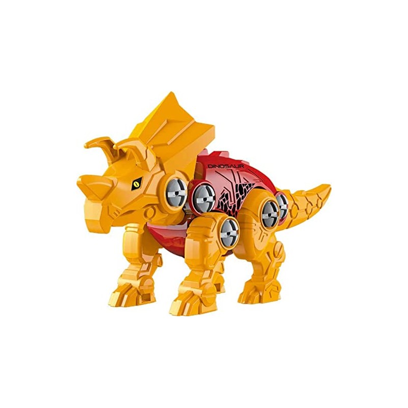池田工業社 ギアブロックダイナソー(トリケラトプス) [ 恐竜/組み立て/ネジ/大工 ] 000000710