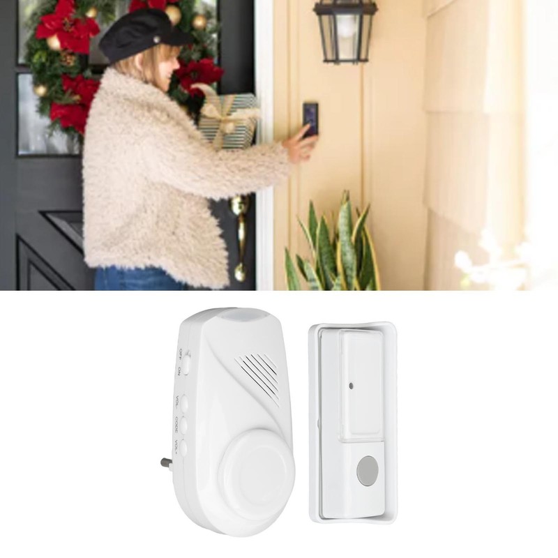 Wireless Doorbell High Volume Long Distance Transmission Waterproof Door Bell