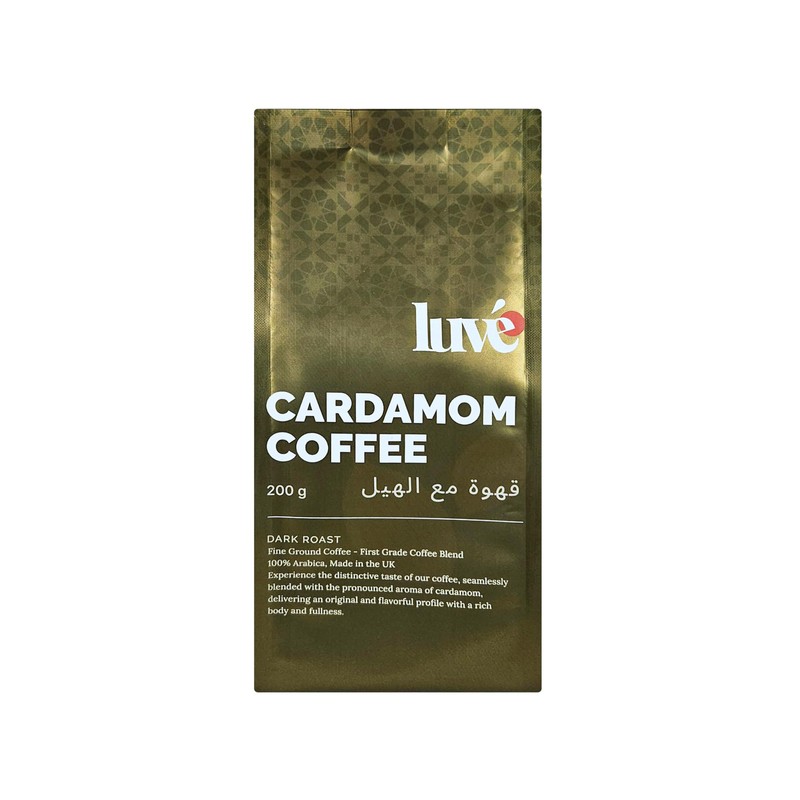 Luve Cardamom Coffee, 200g, Medium Roast, 100% Arabica, Fresh Roasted