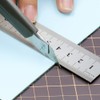 Hegebeck Stainless Steel Metric/Inch Straight Ruler 30cm/12 Inch Double Sided