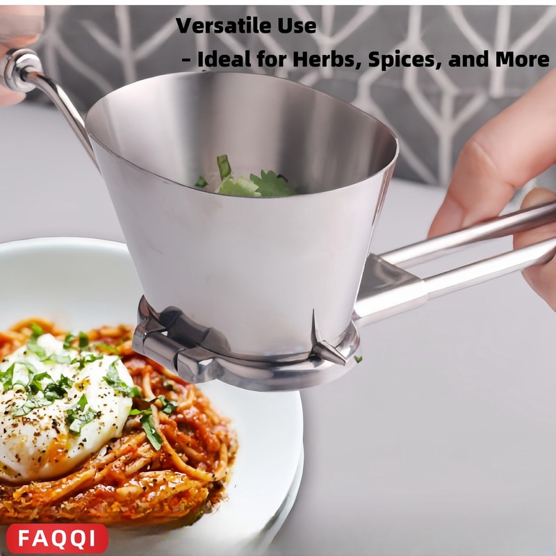 Stainless Steel Parsley Chopper Roller - Herb Roller Mincer, Fresh