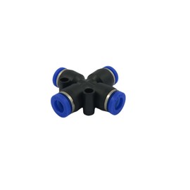 Quick Coupling 6mm Cross Hose Cross Connector Pack of 10