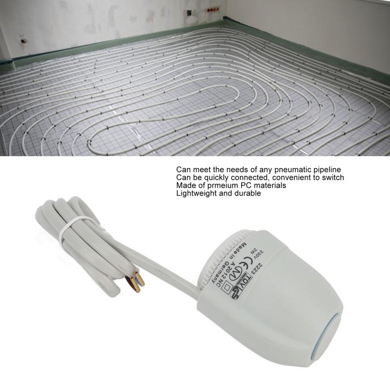 2W Electric Thermal Actuator Manifold Closed IP54 Waterproof Floor Heating
