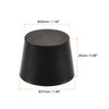 sourcing map Pack of 10 Conical Rubber Caps 10 mm