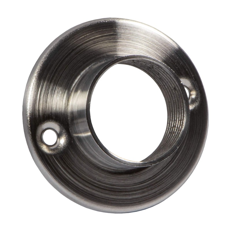Gedotec Wardrobe Rail Bearing Stainless Steel Matt Brushed | Pack