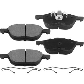 Afa Motors Front Ceramic Disc Brake Pads D1044 Replacement for Ford Escape Focus Transit Mazda 3 5 Volvo C30 C70 S40 V50 with Hardware Kits 4PCS