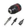 1.5-13mm 1/2''-20UNF Keyless Drill Chuck Metal Heavy Duty, with SDS-Plus