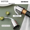 WOTOR Wine Stoppers Stainless Steel Wine Bottle stopper Plug with