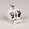 ABSINA 6 x Schuko Coupling White with Strain Relief -