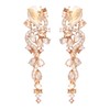 Colorful Rhinestone Statement Dangle Drop Earrings for Women Fashion Long