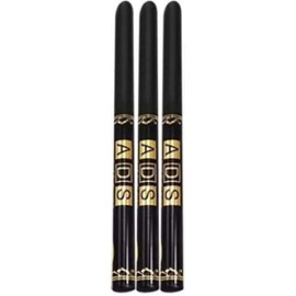 ADS 3 Water Proof Perfect Eyeliner Combo 5 ml (Black)