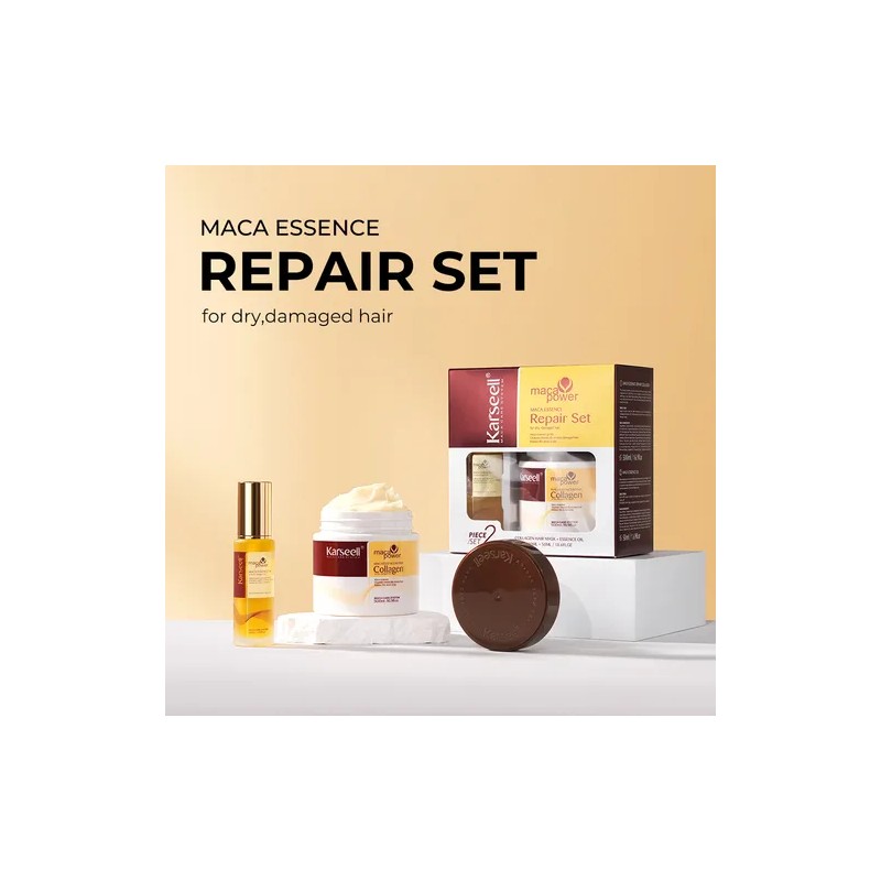 Karseell Repara Tratamiento Capilar Colágenoaceite Kit 2en1