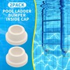 Pool Ladder Bumpers Rubber End Caps Non Slip Protective Cushion