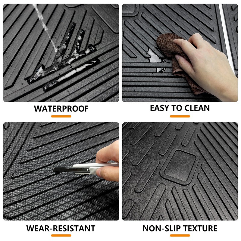 HUYINPJ Cargo Mat Compatible with 2020-2025 Ford Explorer Cargo Liner
