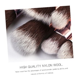 FOMIYES 12pc Eye Shadow Makeup Brush Set Powder Brush Sturdy Plastic Handle Soft Bristles for Women's Daily Use