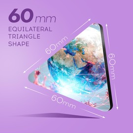 1x Triangle MDF Magnet 6cm - World Globe Map Pandemic Virus - Fridge Locker Office Whiteboard Toolbox #52517