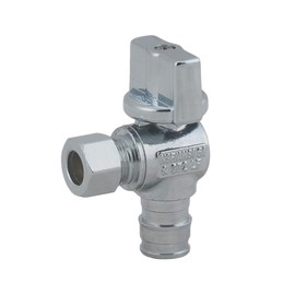 Cold Expansion Angle Stop Valve,1/4 Quarter Turn 1/2-in ProPex F1960 x 3/8-in OD Shut Off Angle Valve for Expansion A Pipe-LD Brand (20-Pack)