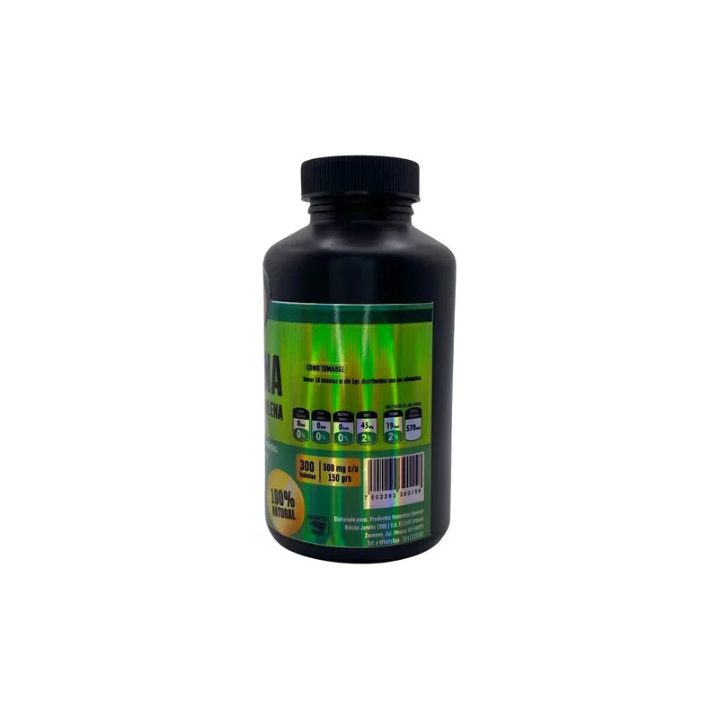 3 Pack Spirulina Máxima Orgánica Chilena 300tabs 150gr Cu.