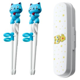 2 Pairs Training Chopsticks, Reusable Learning Chopsticks, Practice Chopsticks (B)