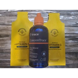 Trace ConcenTrace®, Trace Mineral Drops, 4 fl oz (118 ml) + 2 FREE Propolis Vitamin C!