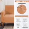 Weddecor Spandex Sofa Cover for Living Room Polyester Stretch Sofa