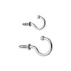 Yacht Steel Stainless Steel Screw Hook with Beffe, 29 mm,