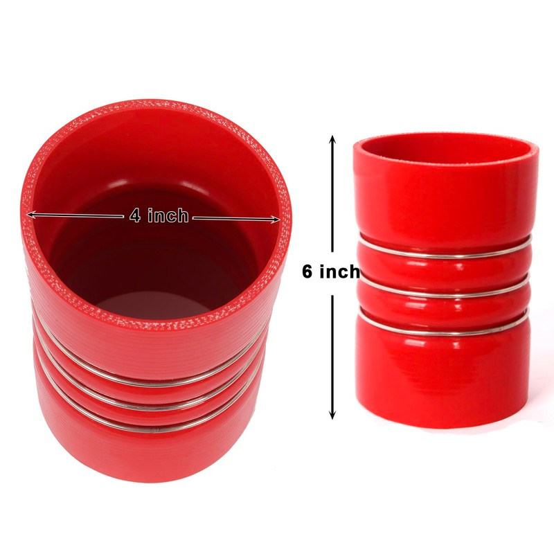 BHTOP Set of 2 Silicone Charge Air Cooler Hump Hose,