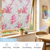 Rainbow Window Privacy Film, Stained Glass Cling, 17.5" x 78.7"