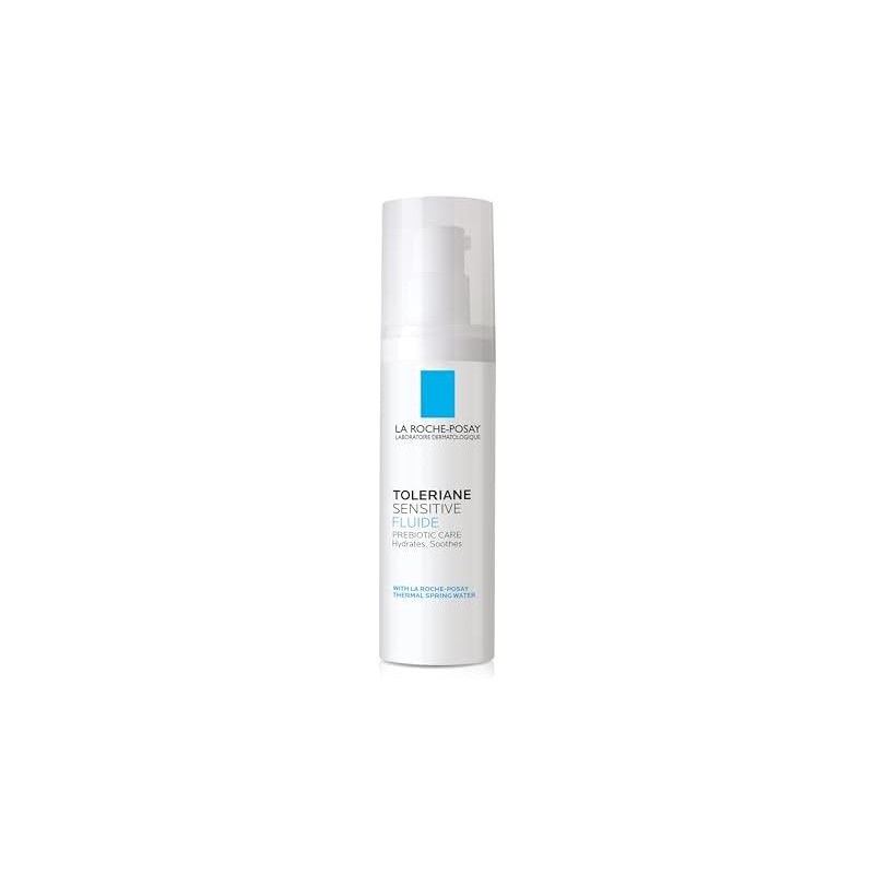 La Roche-Posay Toleriane Sensitive Fluide Protective Moisturizer, Oil-Free, 1.35 Fl.
